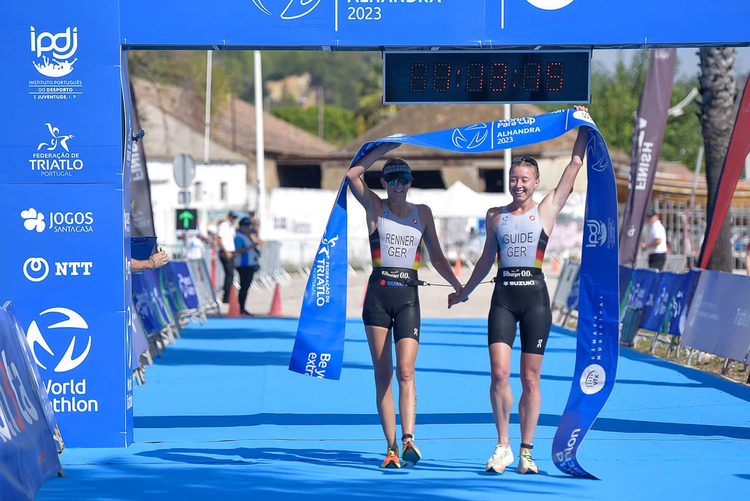 Anja Renner Para-triathlete wins