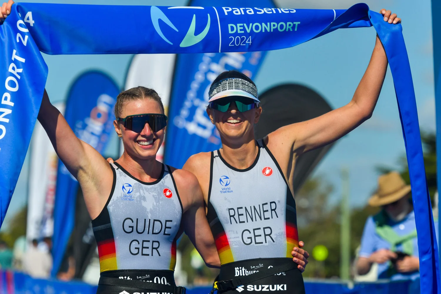 Anja Renner Para-Triathlete Finish-Devonport